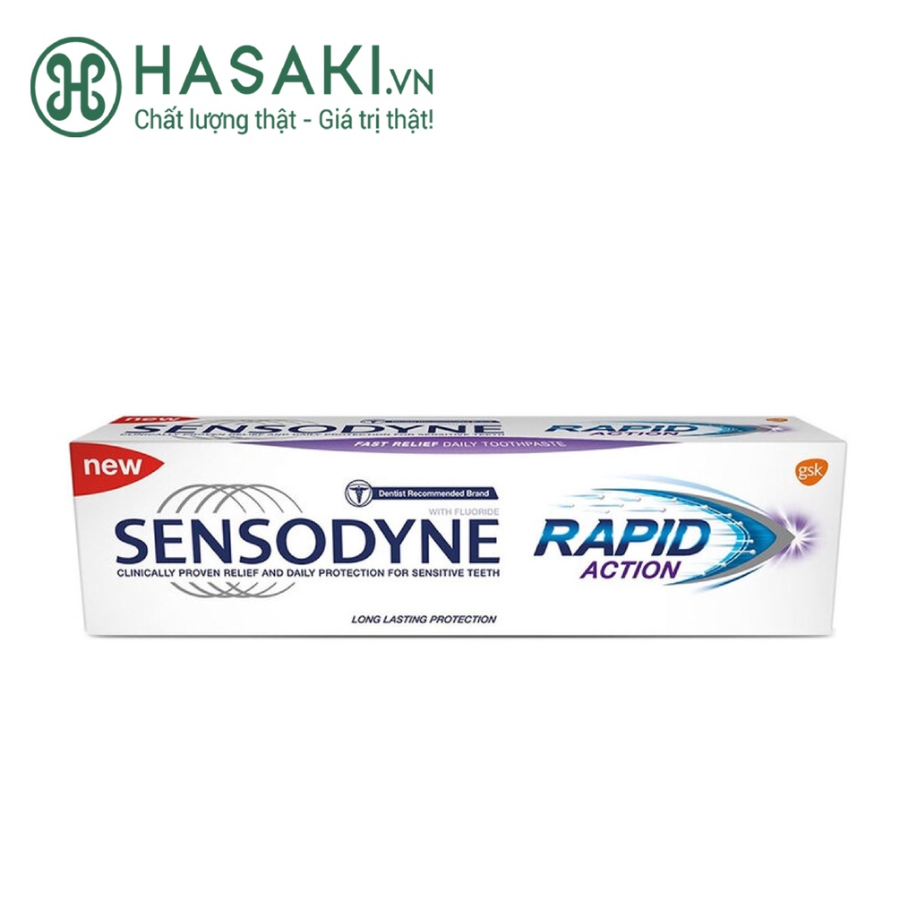 Kem đánh răng sensodyne làm giảm ê buốt nhanh 100g