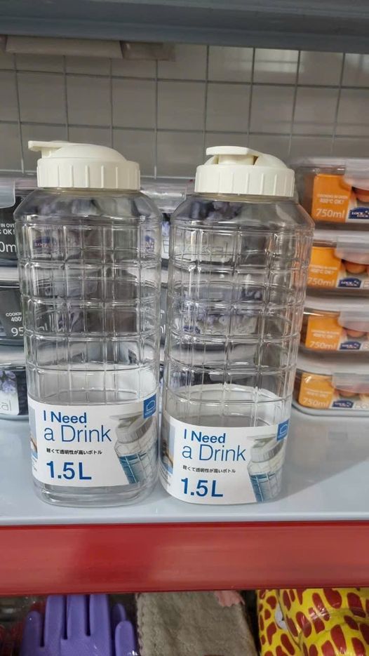 Bình nhựa Lock&Lock 1.5 lít.- Chuyên dụng đựng nước trong tủ lạnh