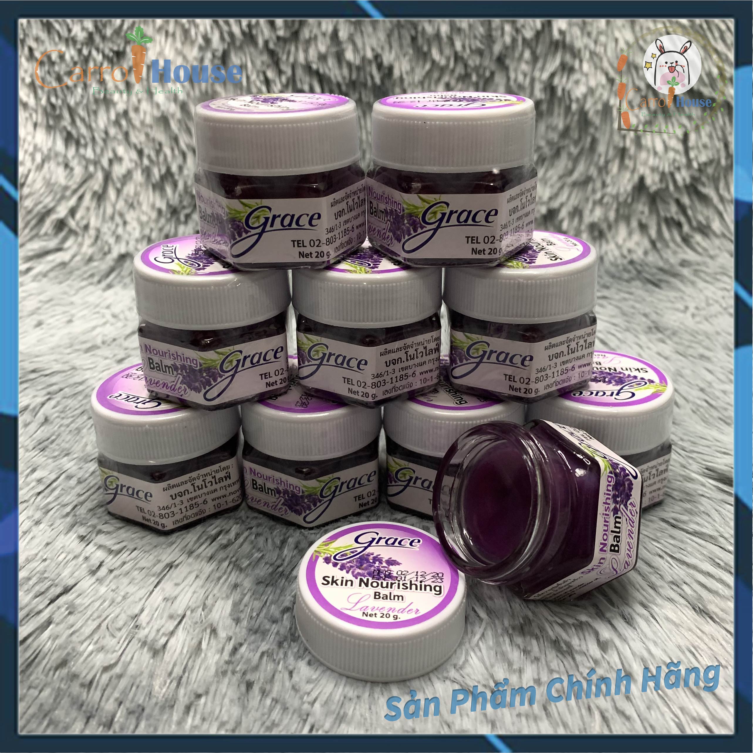 Dầu cù là giúp ngủ ngon grace lavender thái lan 20gram