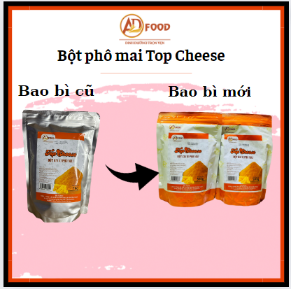 100g bột phô mai top mặn