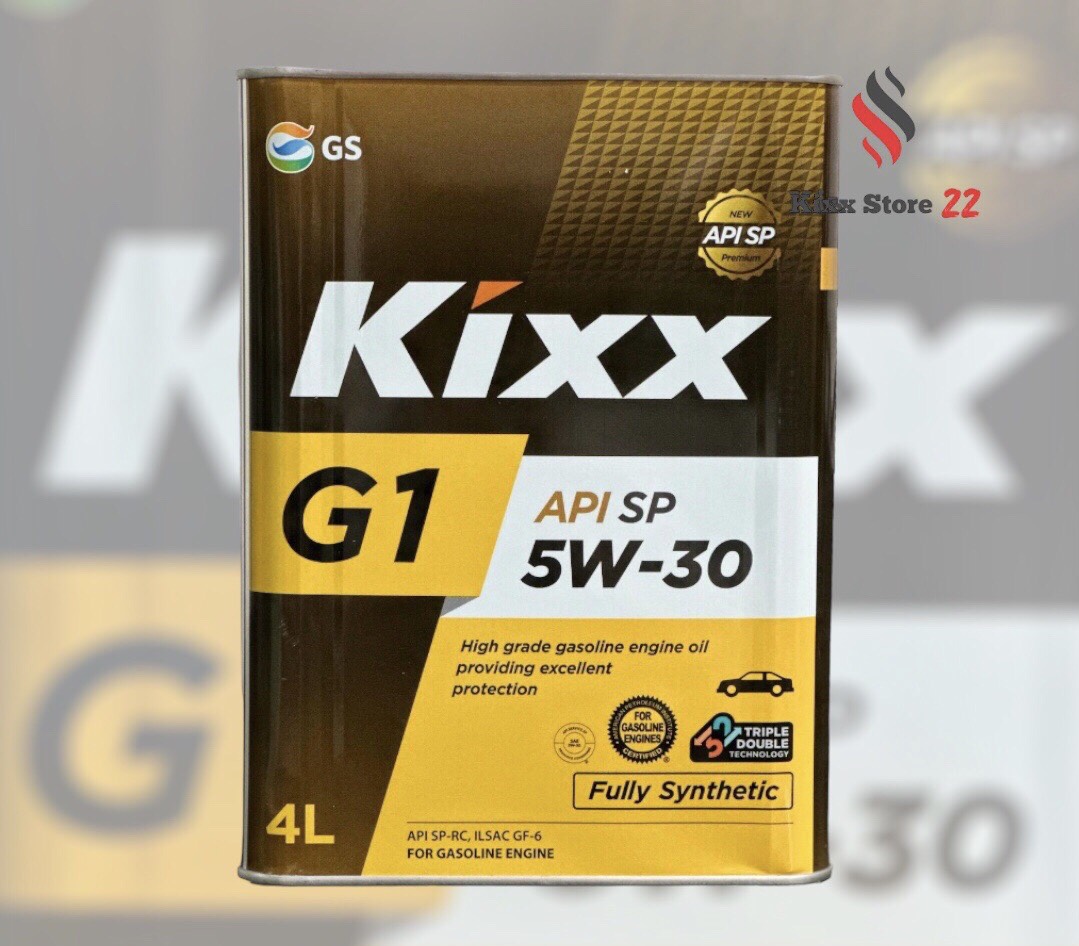 [VOUCHER 10%] Kixx G1 SP 5W30 (4L) Fully Synthetic - Dầu Động Cơ Xăng Cao Cấp 100% Dầu Gốc Tổng Hợp 