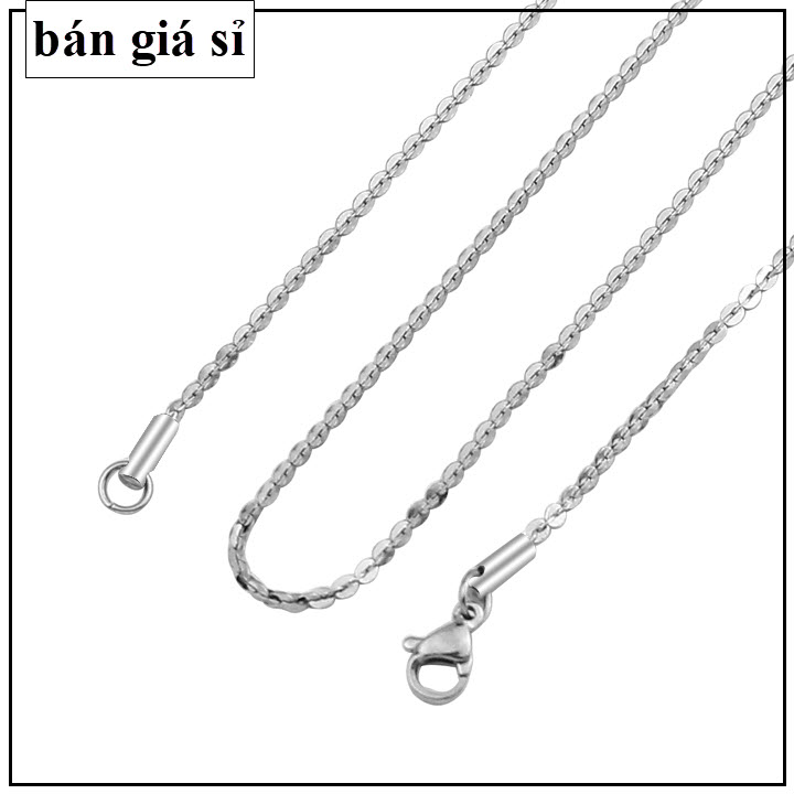 [HCM]Dây chuyền nữ inox cao cấp kiểu xương cá không mặt không đen vĩnh viễn giá hủy diệt