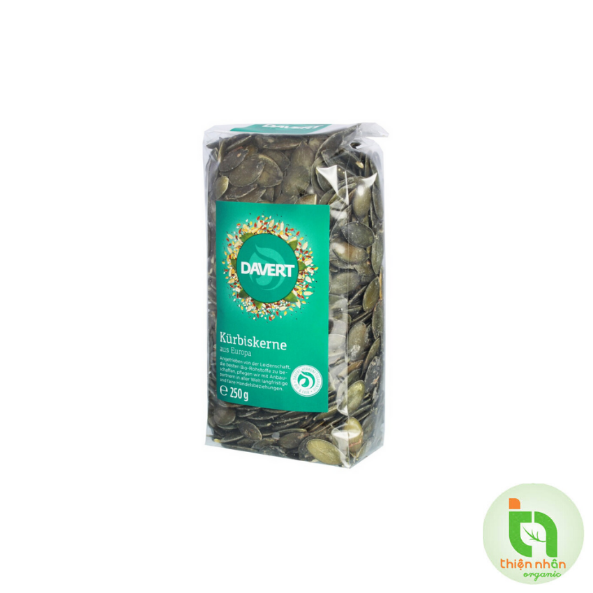 Hạt bí hữu cơ davert 250gr