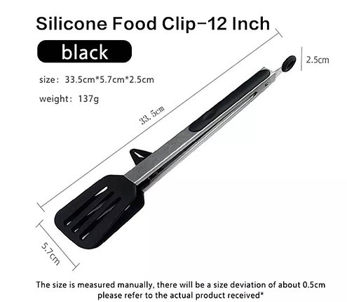 Dụng cụ gắp đồ với đầu gắp làm bằng silicone
