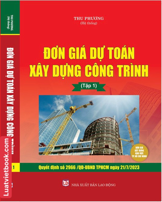 Đơn Giá Dự Toán Xây Dựng Công Trình - Tập 1