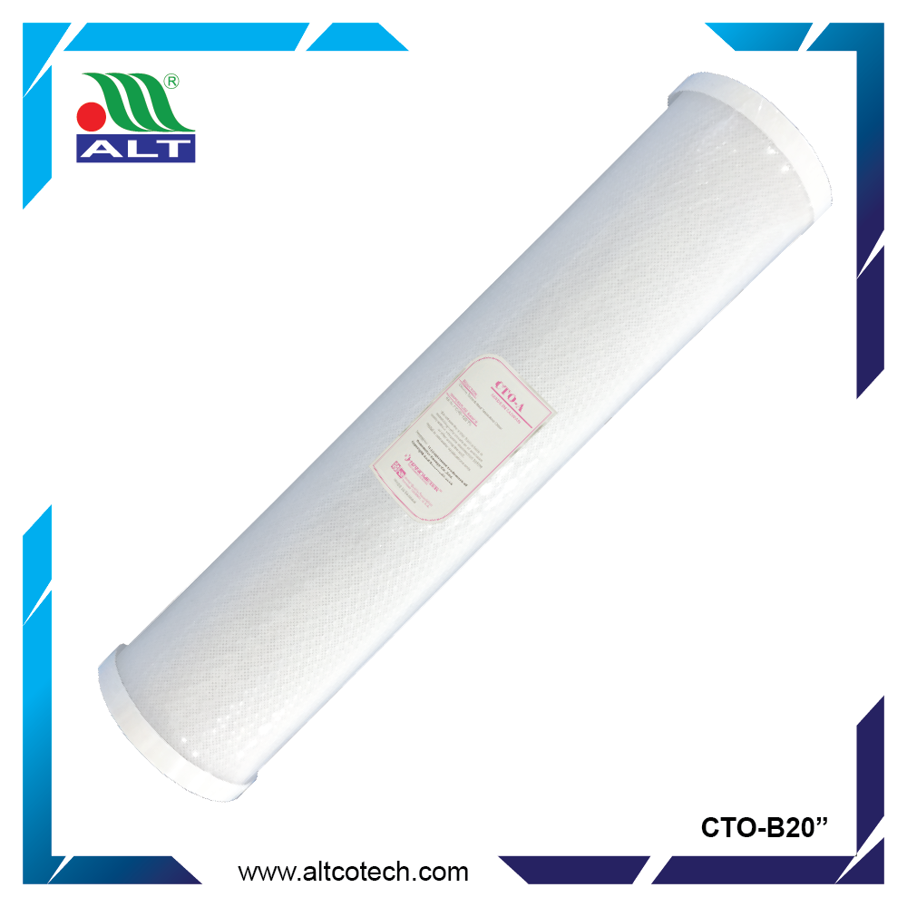 Lõi lọc than CTO 20 inch Nanometer Đài Loan