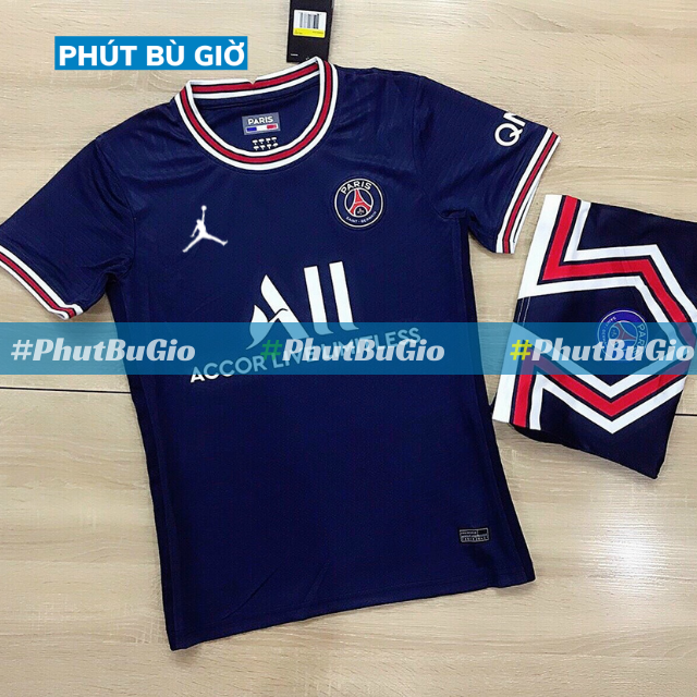 [CAO CẤP] Áo Bóng Đá Đá Banh PSG/ PARI SAINTGERMAIN Mùa 2021 Chất POLYESTER Chuẩn Thi Đấu - Phút Bù Giờ Sport