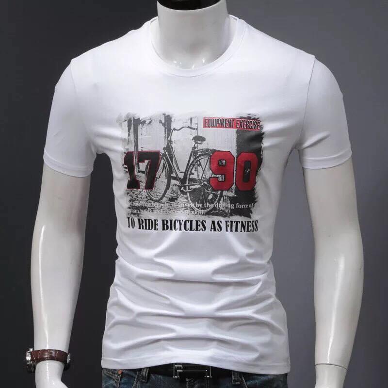 ÁO THUN NAM CỔ TRÒN TAY NGẮN , CHẤT VẢI MỀM MỊN PHONG CÁCH MEM LÌ LALAS SHOP IM -32