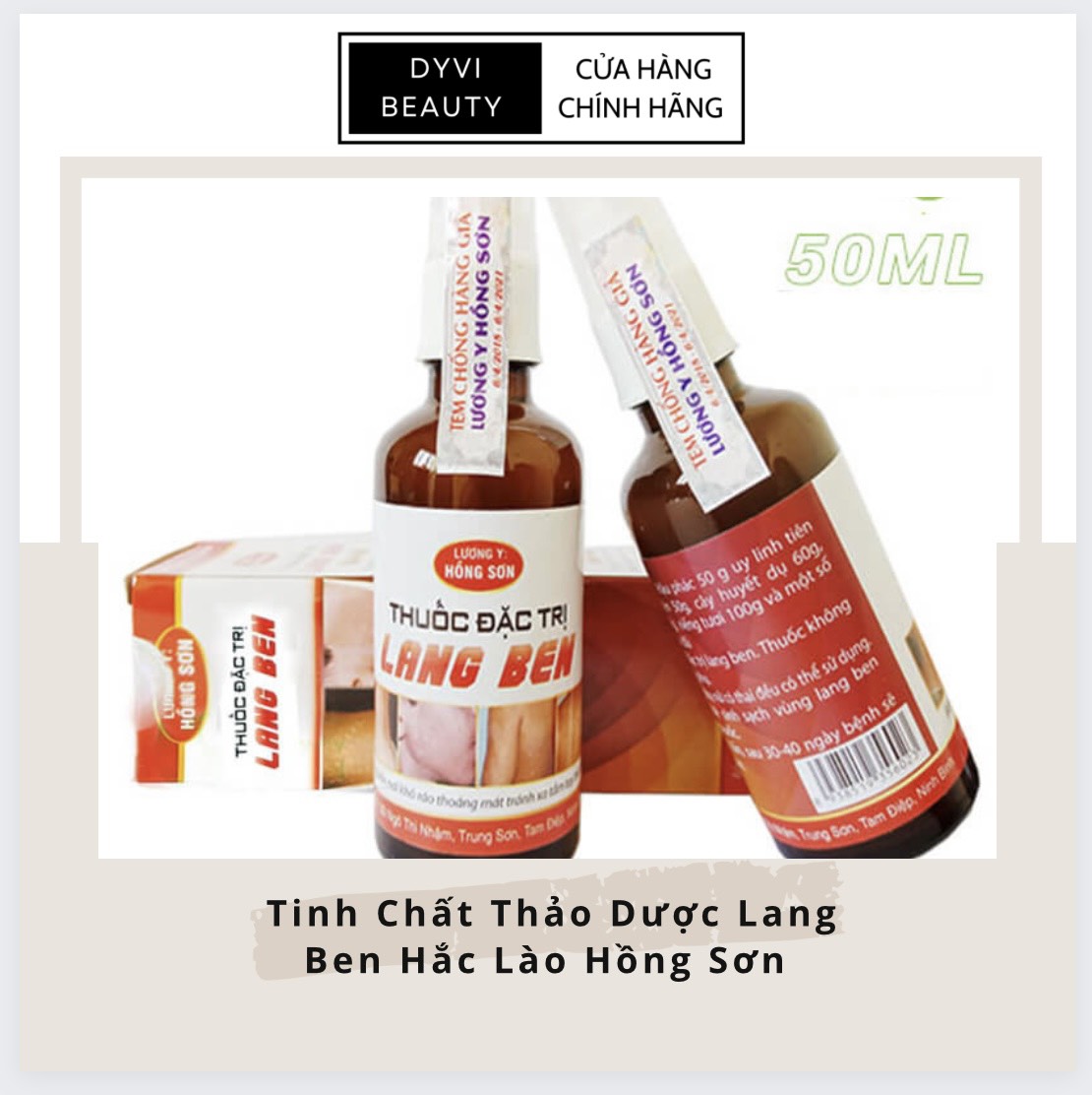 Xịt thảo dược lang ben hắc lào hồng sơn