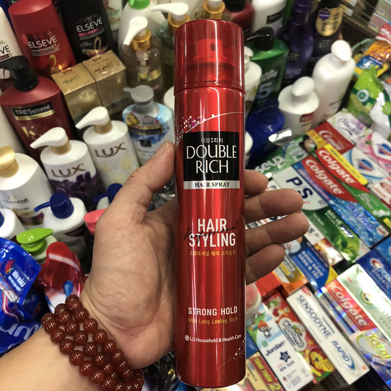 Keo xịt giữ nếp tóc Double Rich hair spray 170ml