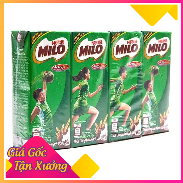 Thùng 48 hộp sữa Nestle milo 180ml