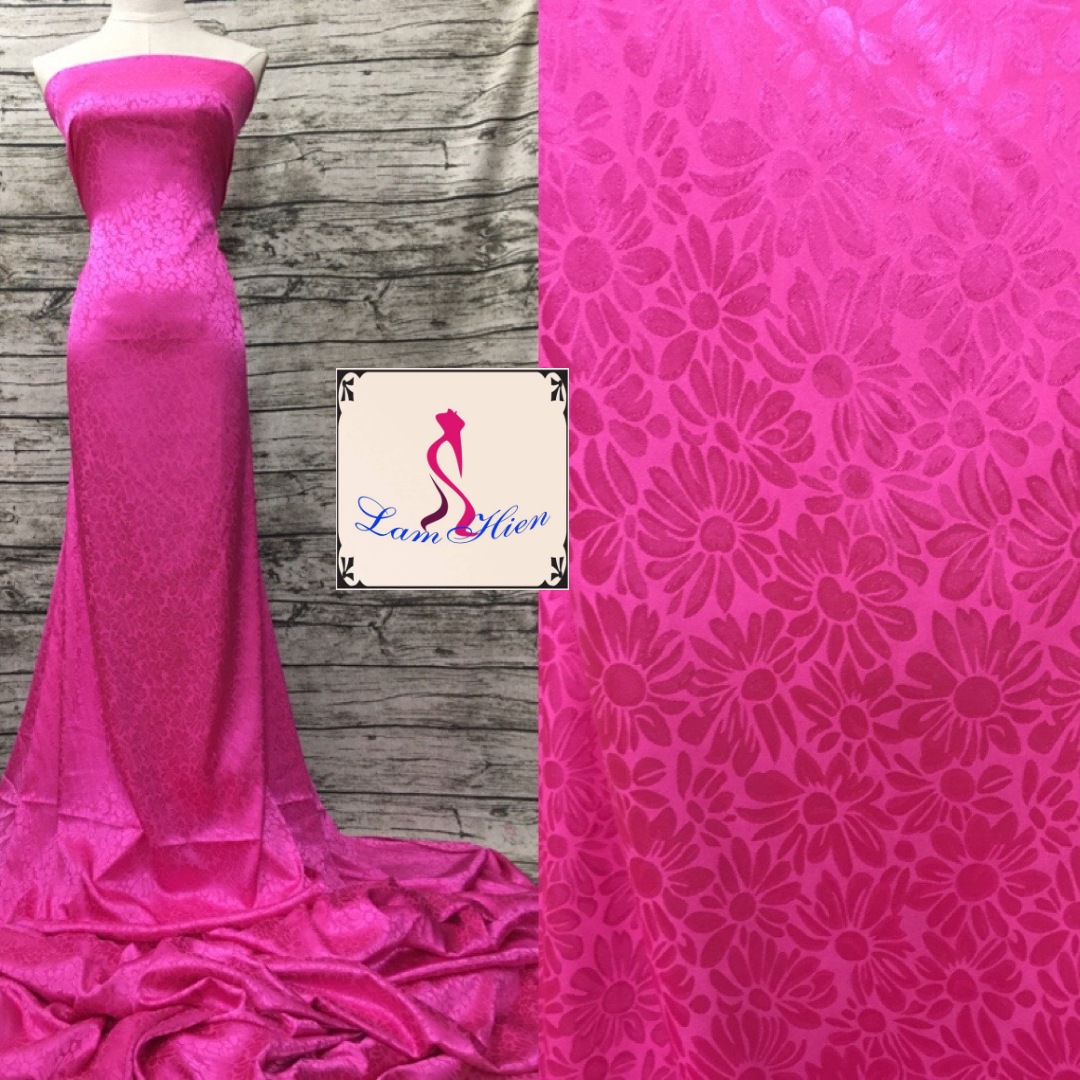 Vải gấm may áo dài, may áo bà ba cực đẹp