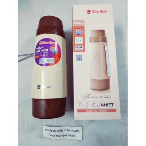 (XẢ KHO 5 NGÀY) Bình ủ Rạng Đông- Phích giữ nhiệt Rạng Đông- 450ml -