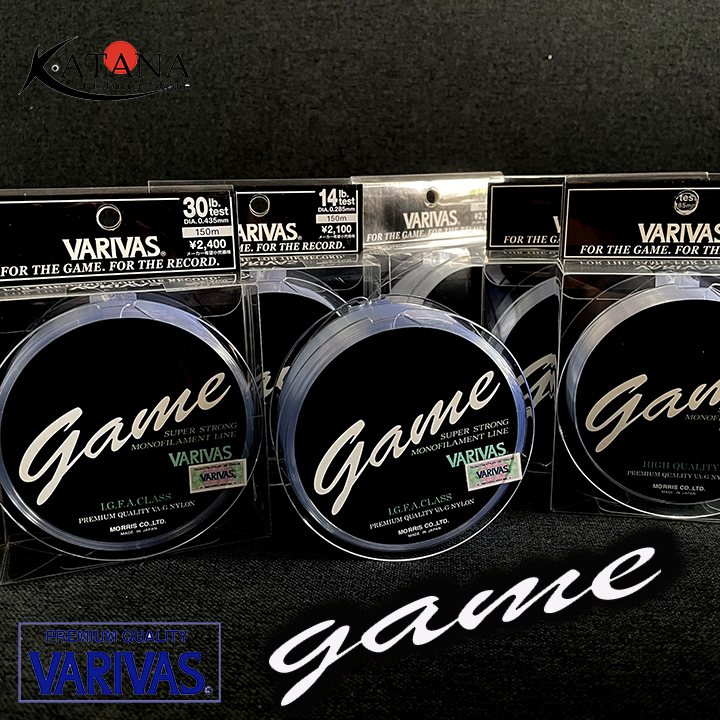 Cước câu cá chính hãng varivas game 150m - made in japan