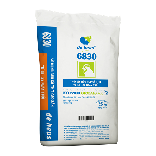 Cám gà lớn gà đá đạm cao 19.8 đạm cám 6830 của Deheus Hà lan gà ăn tăng trọng, hồi phục sức sau khi đá