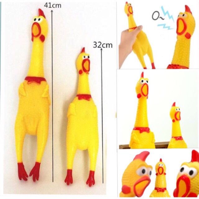 Gà a lử gà bóp kêu gà shrilling chicken đồ chơi trẻ em