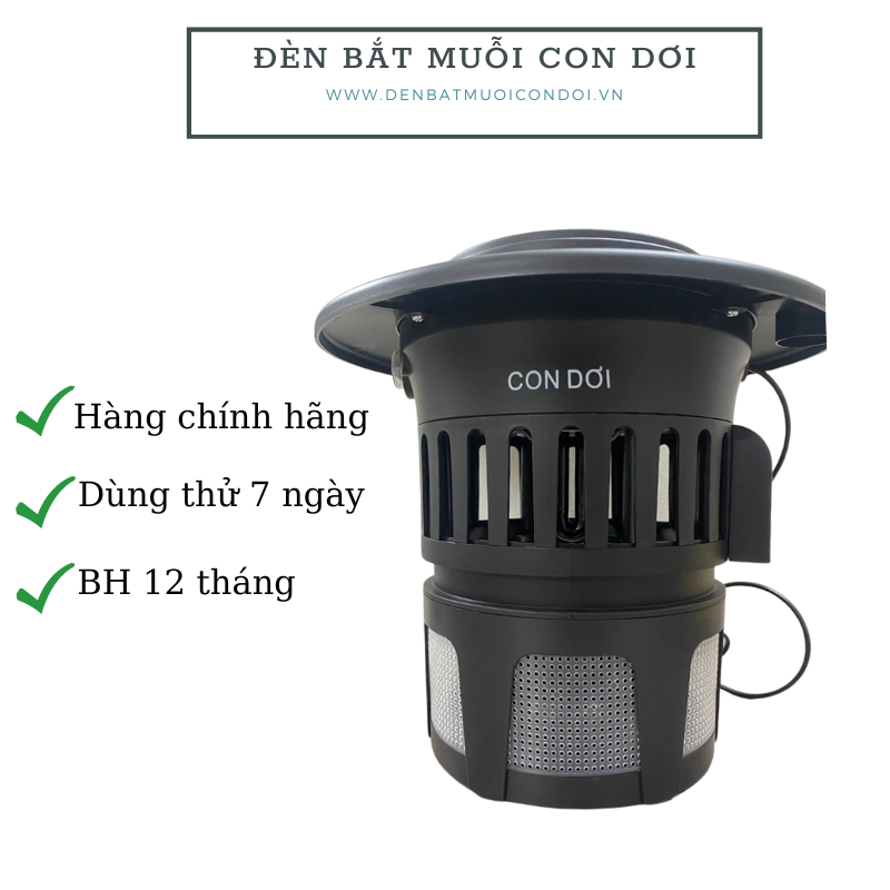 Đèn bắt muỗi con dơi model cn06-bóng đèn BLB-chống nước