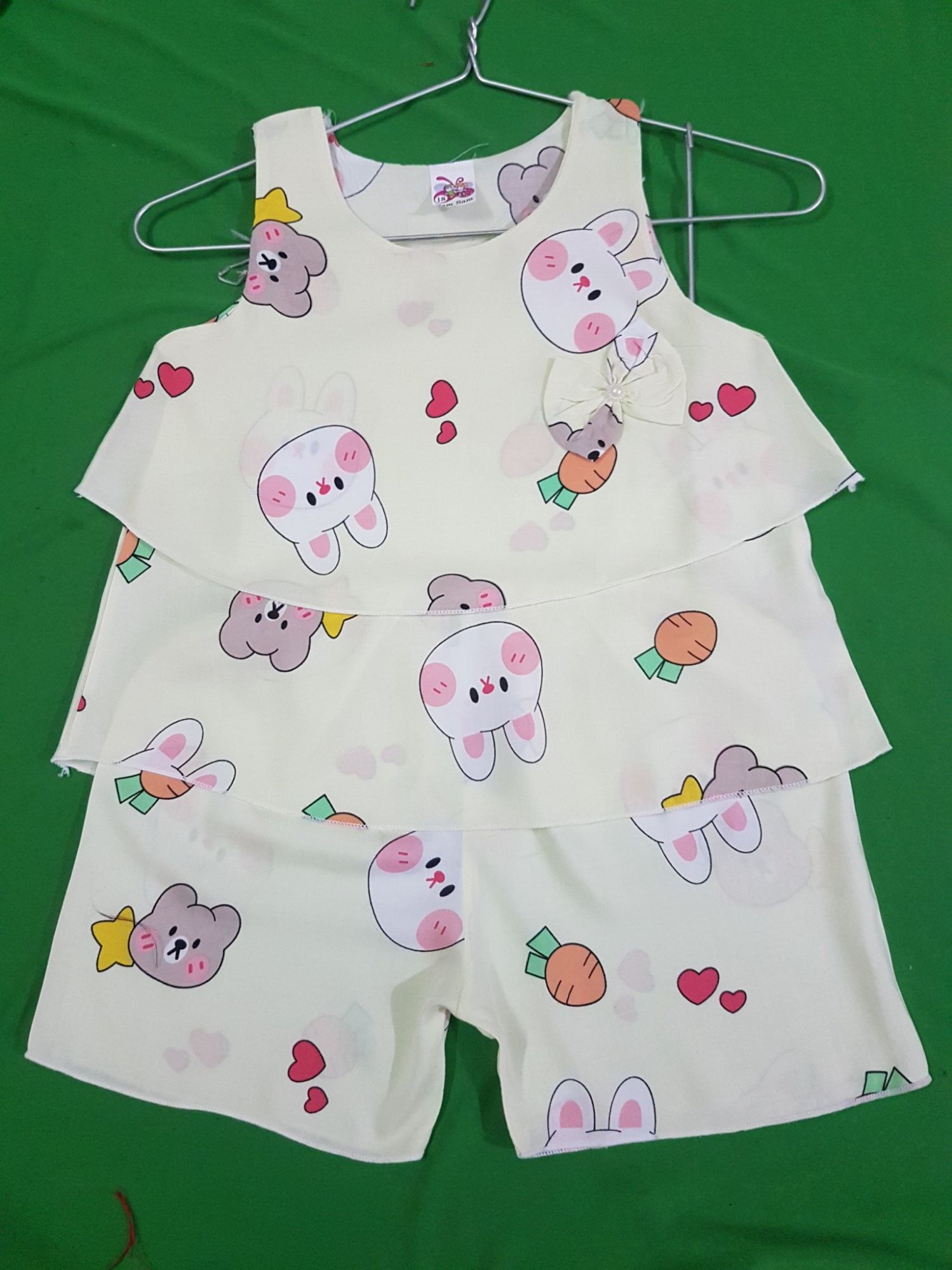 Bộ tôn xinh cho bé gái mẫu tự chọn