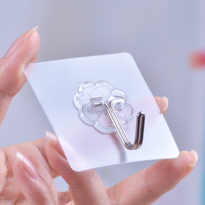 Combo 20 cái móc dán tường chịu lực trong suốt