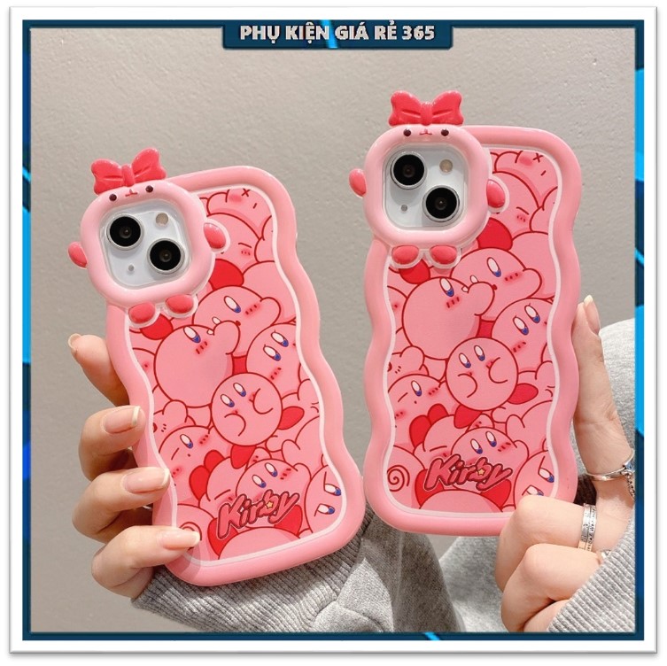 Ốp lưng lượn sóng cho iphone 6/6s, 6 plus/6s plus, 7/8/se 2020, 7 plus/8 plus hình nhân vật kerby