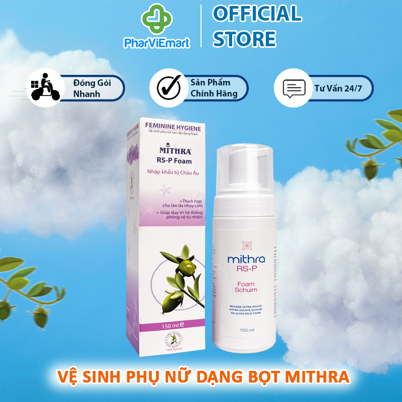 Vệ sinh phụ nữ dạng bọt mithra rs-p foam nhập khẩu bỉ