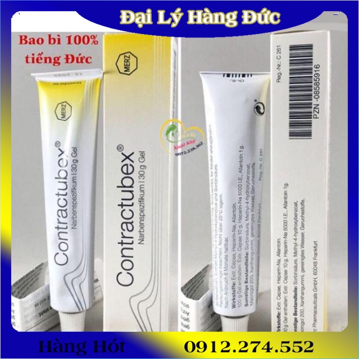 Kem làm mờ sẹo Contractubex Đức tuýp 30g , Đủ Bill Date mới