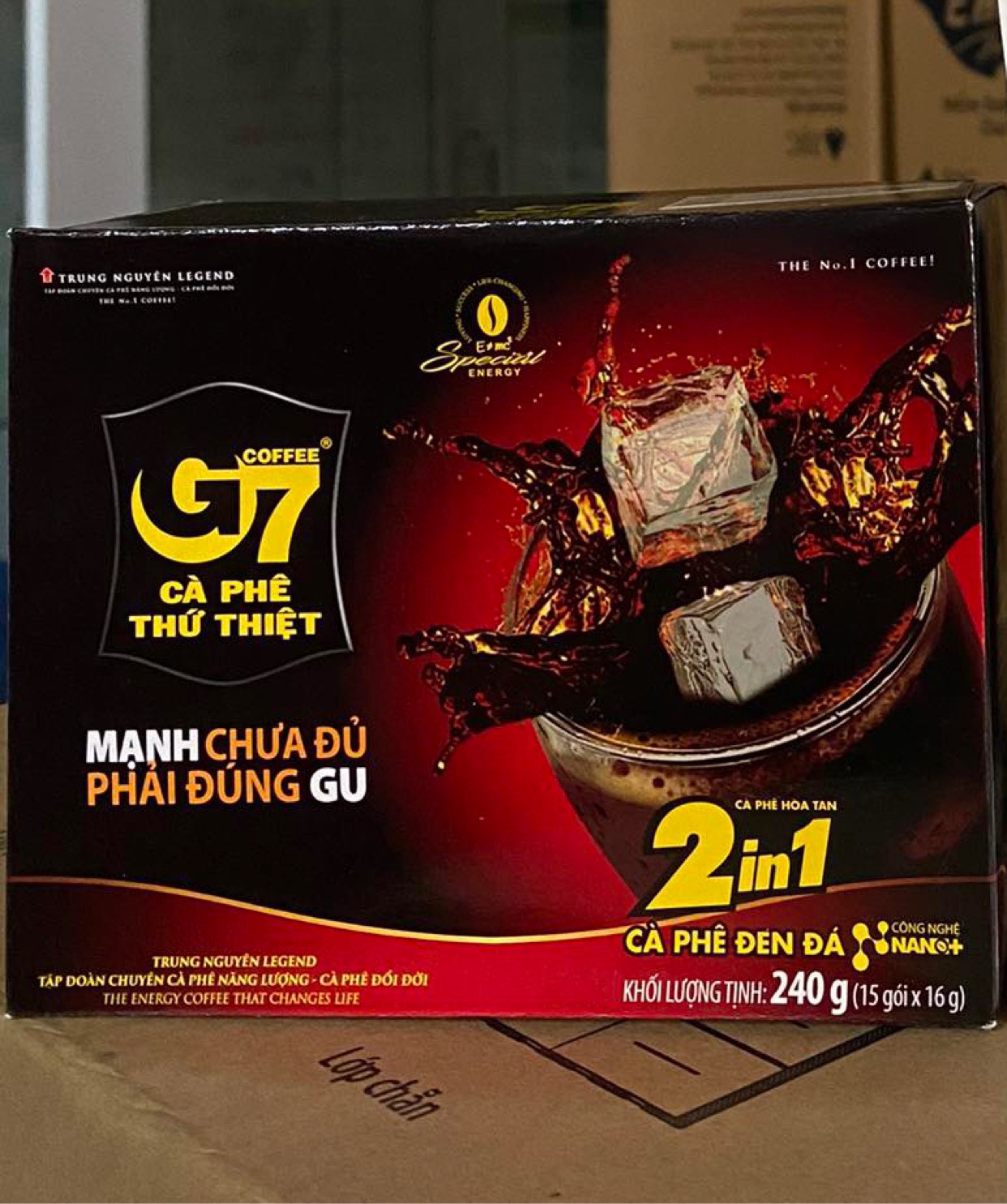 Cafe G7 2in1 đen đá