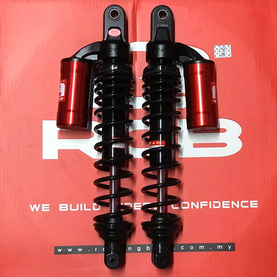 Phuộc sau bình dầu RCB gắn Sh150 MB2 Đen