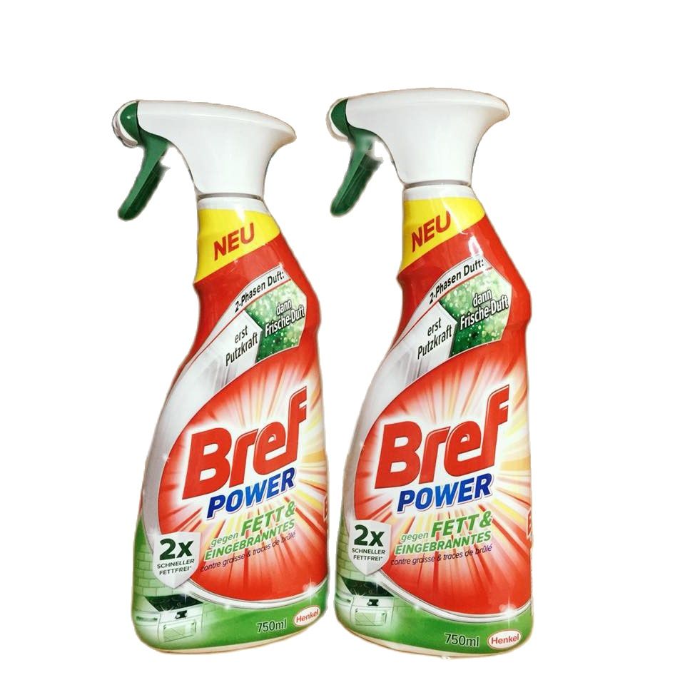 Tẩy rửa đa năng Bref 750ml Nước tẩy rửa đa năng Bref Power Fett & Eingebranntes