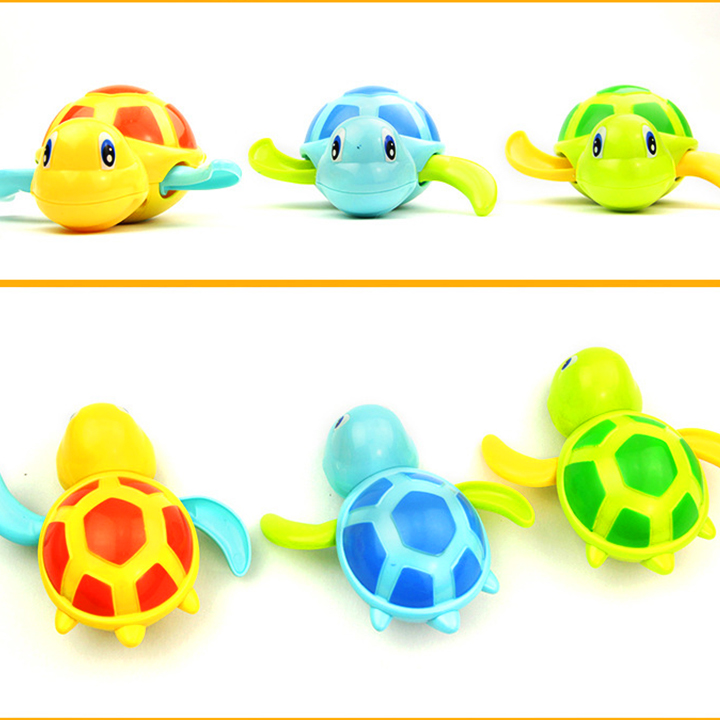 [hcm]đồ chơi nhà tắm cho bé rùa bơi vặn dây cót đáng yêu bằng nhựa nguyên sinh abs an toàn cho bé đủ màu sắc bbshine dc021 1