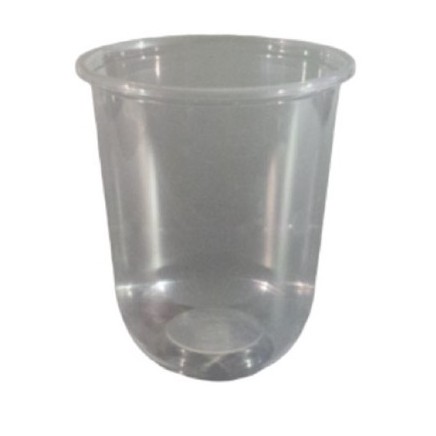 Ly Nhựa Bóng Đèn Đáy Bầu Nắp Cầu Lốc 50 Cái Ly Và Nắp