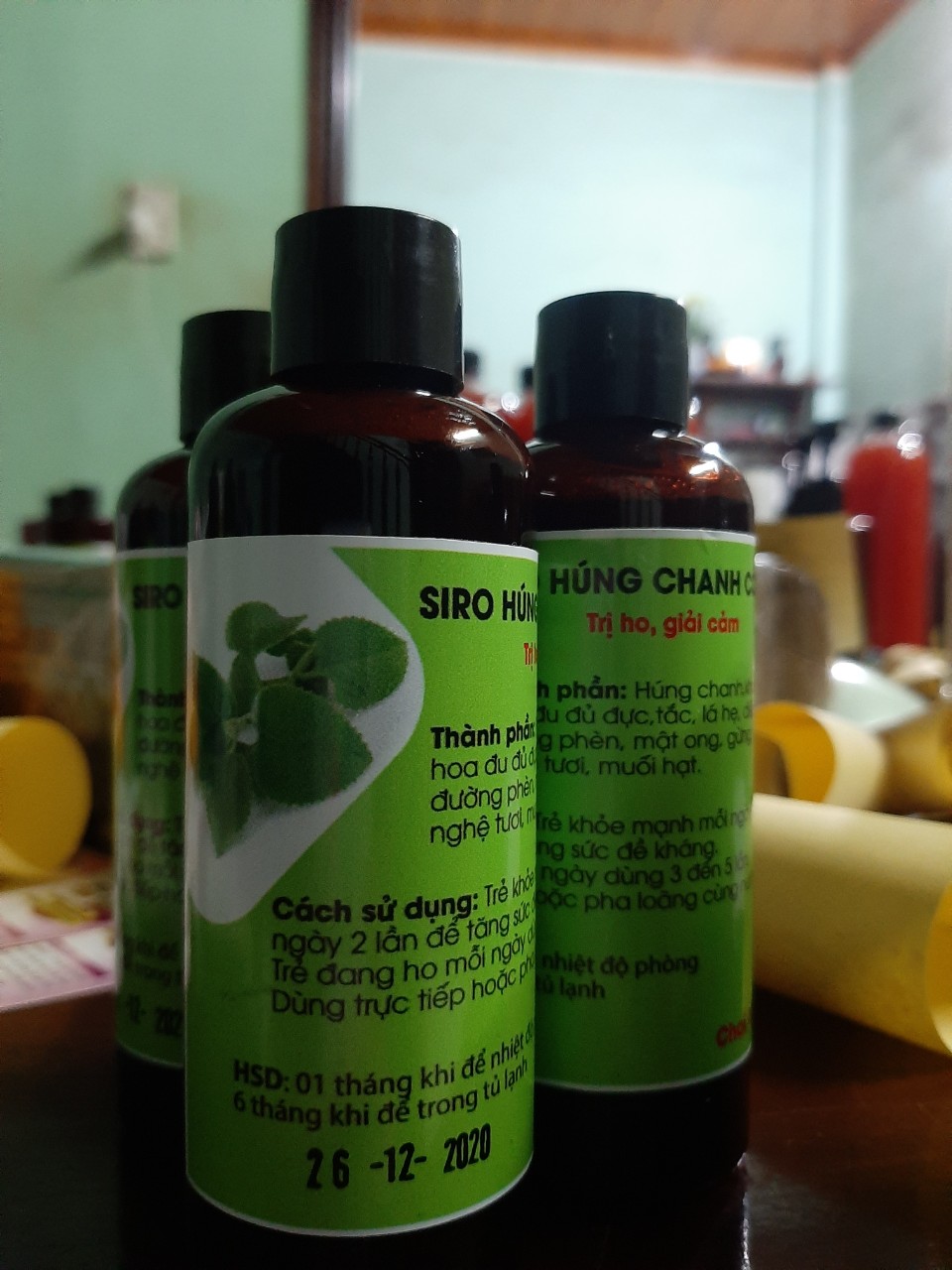 Siro húng chanh