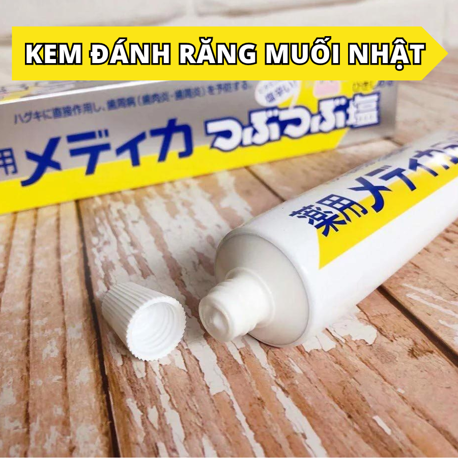 Kem đánh răng muối Nhật Bản 170g, Kem đánh răng muối Sunstar 170g Nhật Bản