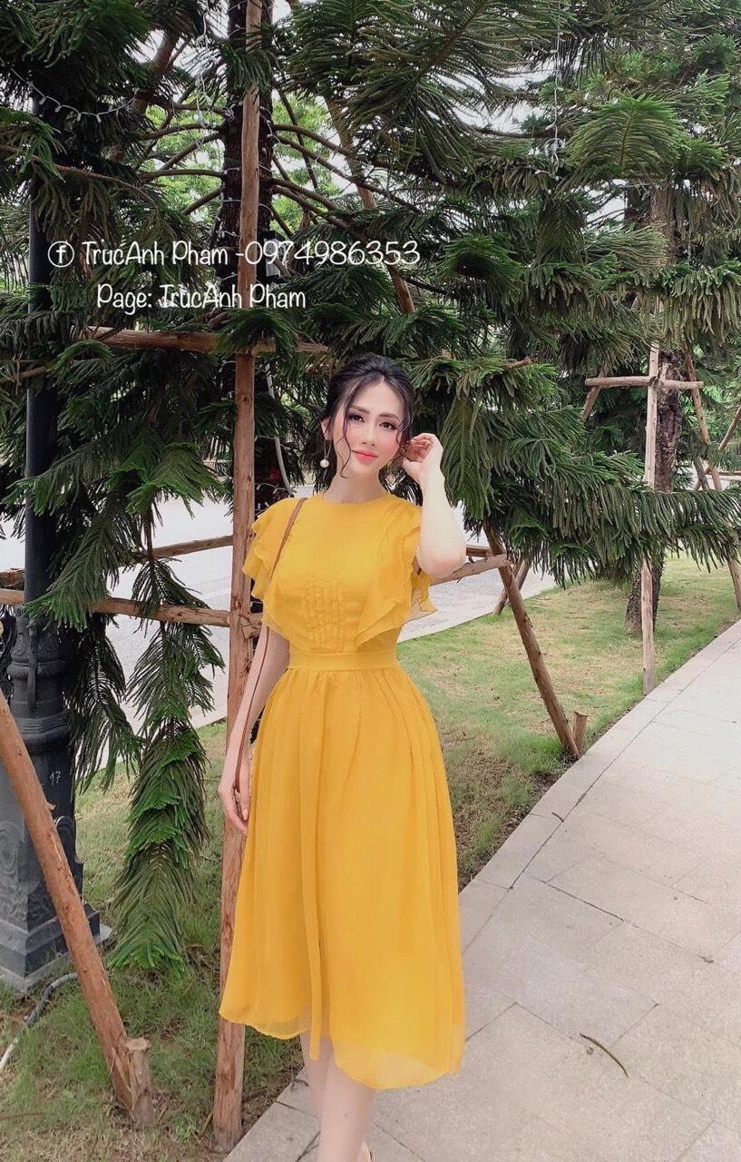 (HÌNH THẬT) Đầm voan tiểu thư xinh xắn Hàng thiết kế cực chuẩn X79 HOT NHẤT 2019