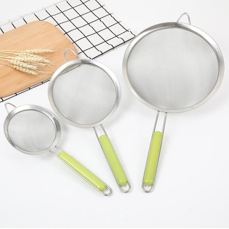 Rây cháo, rây bột lọc thức ăn cho bé bằng inox không rỉ