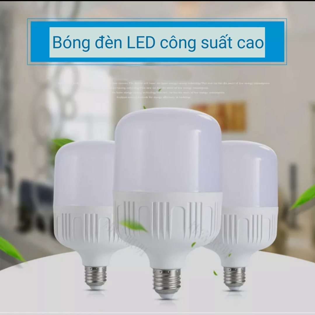 Bộ 3 bóng đèn led búp trụ 7w – 15w – 20w