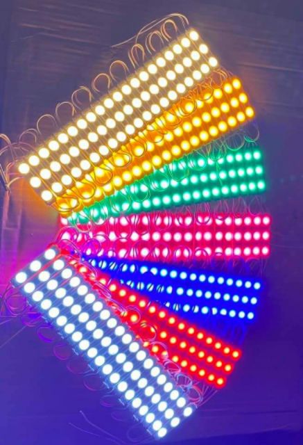 Led Hắt 3 Bóng, led modul siêu sáng 12V chống nước bán ngoài trời