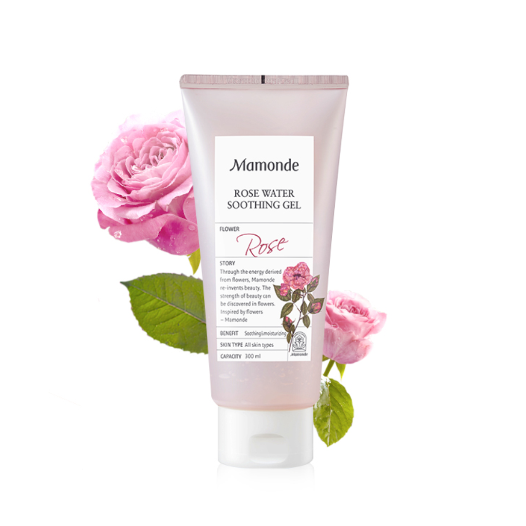 Gel dưỡng ẩm Mamonde đa năng Rose Water Soothing Gel làm mềm da và dưỡng ẩm