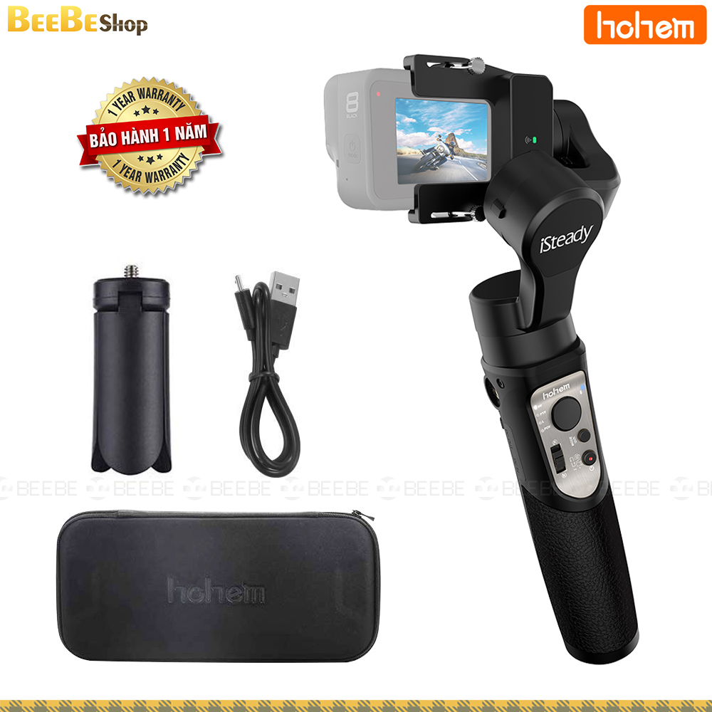 Hohem ISteady Pro 3 - Gimbal Chống Rung Cho GoPro Hero, Camera Action, Chuẩn Chống Nước IPX4, Hoạt Động 12 Giờ
