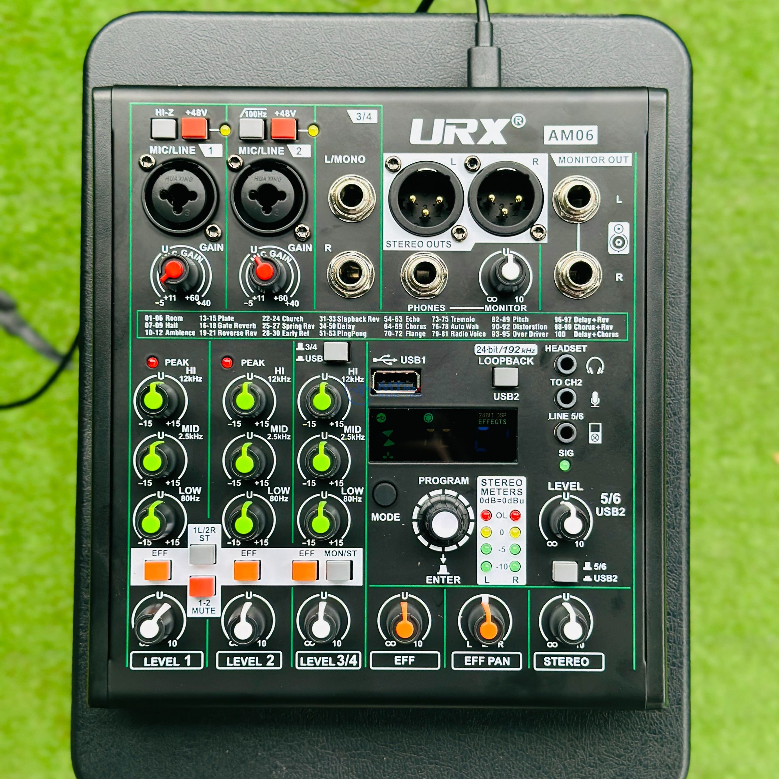 [ SẢN PHẨM MỚI ] Mixer Mini Chuyên Nghiệp AM06 - Bluetooth 5.0, 99 Hiệu Ứng DSP, Hỗ Trợ Nguồn 48V Cho Mic Thu Âm, Cao Cấp, Gọn Nhẹ, Giá Tốt Nhất 2024