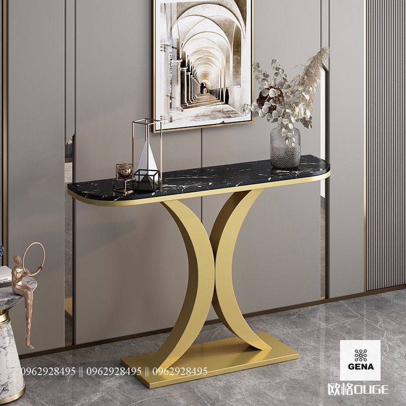 Bàn console, bàn trang trí mặt đá