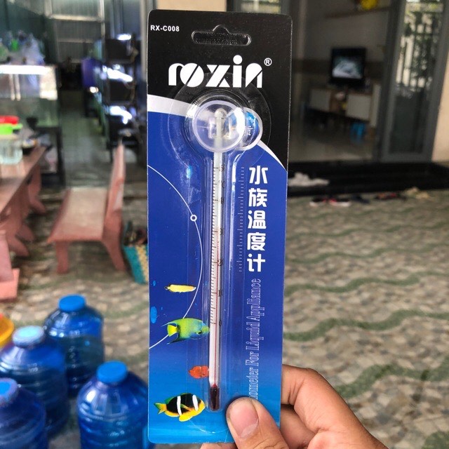Nhiệt kế thủy ngân thủy tinh cho hồ cá cảnh