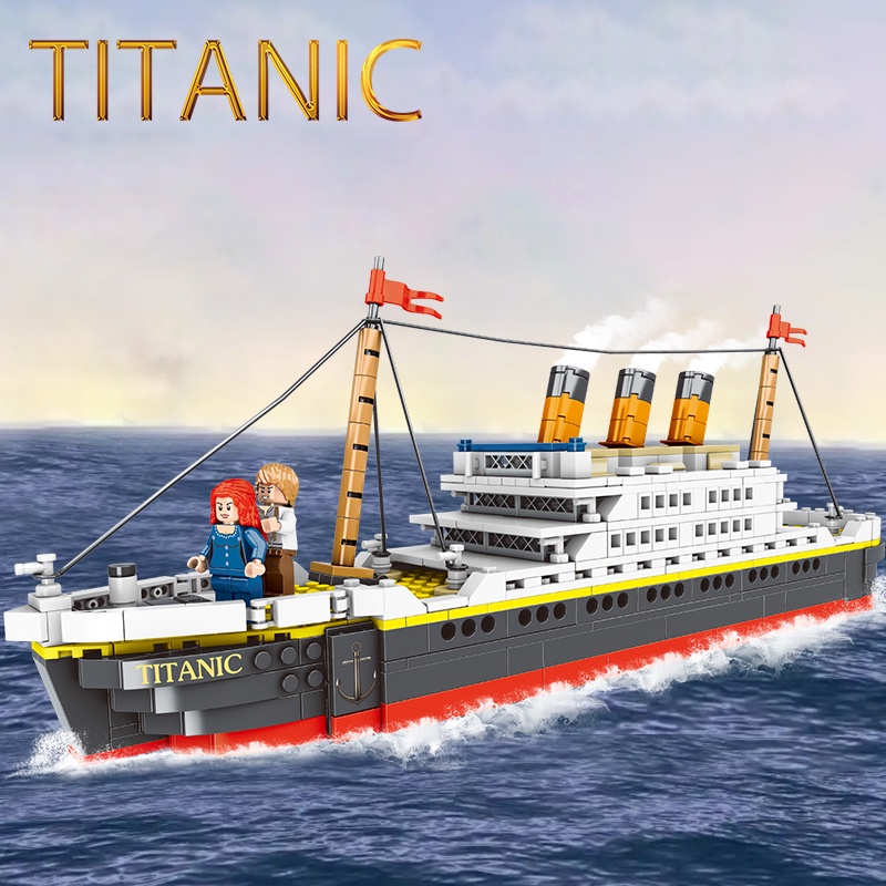 Bộ 586 Mô Hình Lắp Ráp Tàu Titanic Sáng Tạo Cho Người Lớn Và Trẻ Em