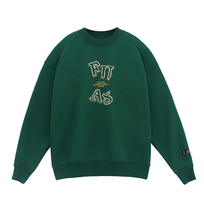 Áo sweater fuas typo logo sweater