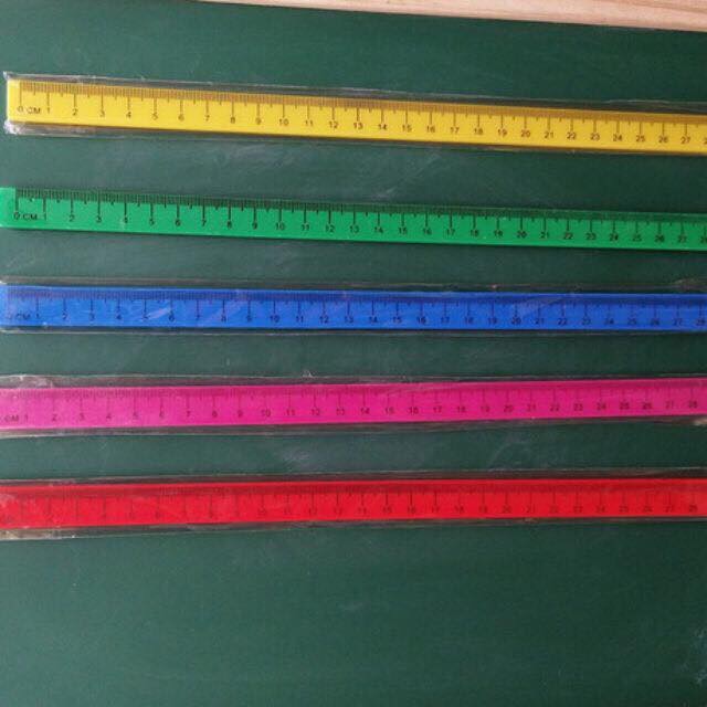 Thước kẻ nam châm chặn giấy 30cm