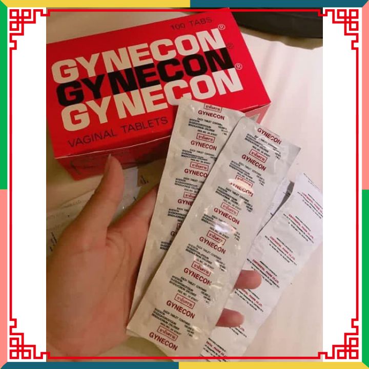 Đặt phụ khoa Gynecon Thái Lan 1 vỉ 5 viên chính hãng