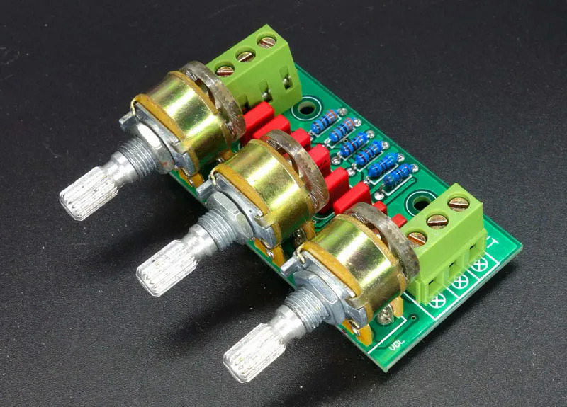 Hifi khuếch đại công suất thụ động ban giai điệu CaoThấpgiai điệu điều chỉnh Bảng điều khiển phía trước bảng điều khiển phía trước