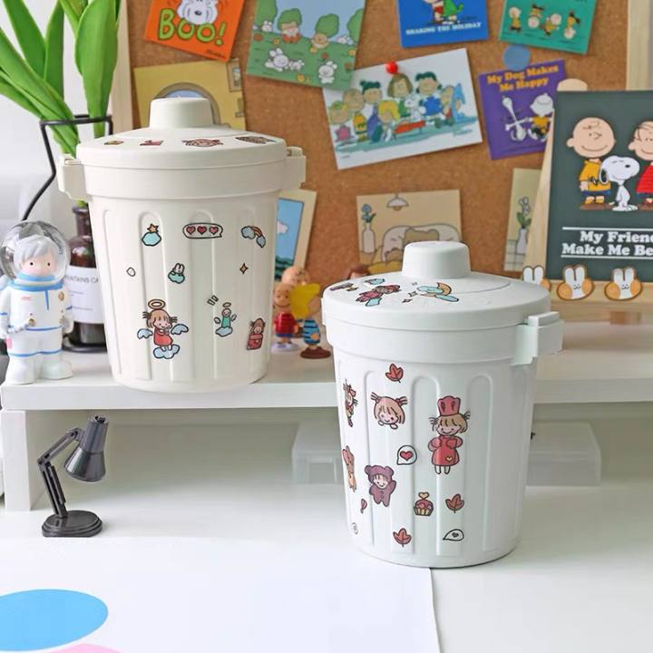 Thùng rác mini để bàn, Thùng rác mini văn phòng tiện dụng trang trí độc đáo Mimo Mart
