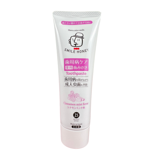 Kem đánh răng quế bạc hà Zettoc Smile Honey Cinnamon Mint Flavor 120g