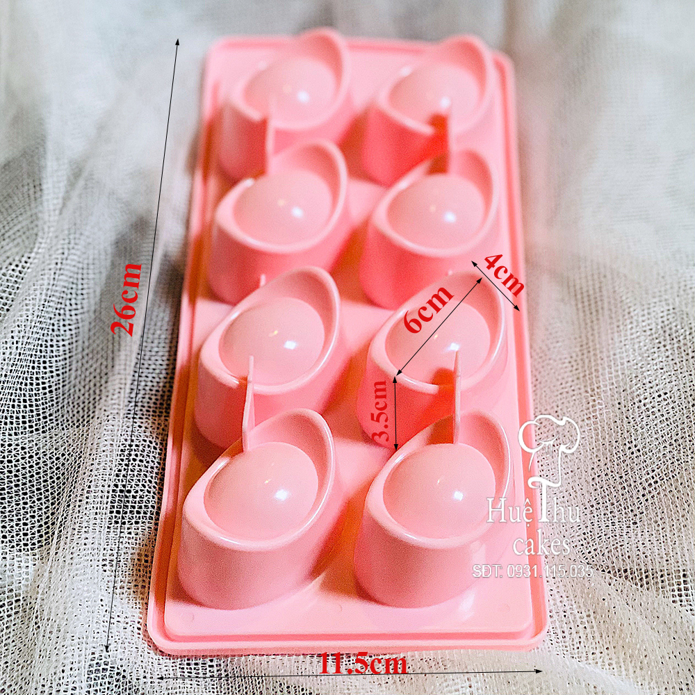 Khuôn rau câu, khay đá Thỏi Vàng đổ thạch rau câu 3D, 4D